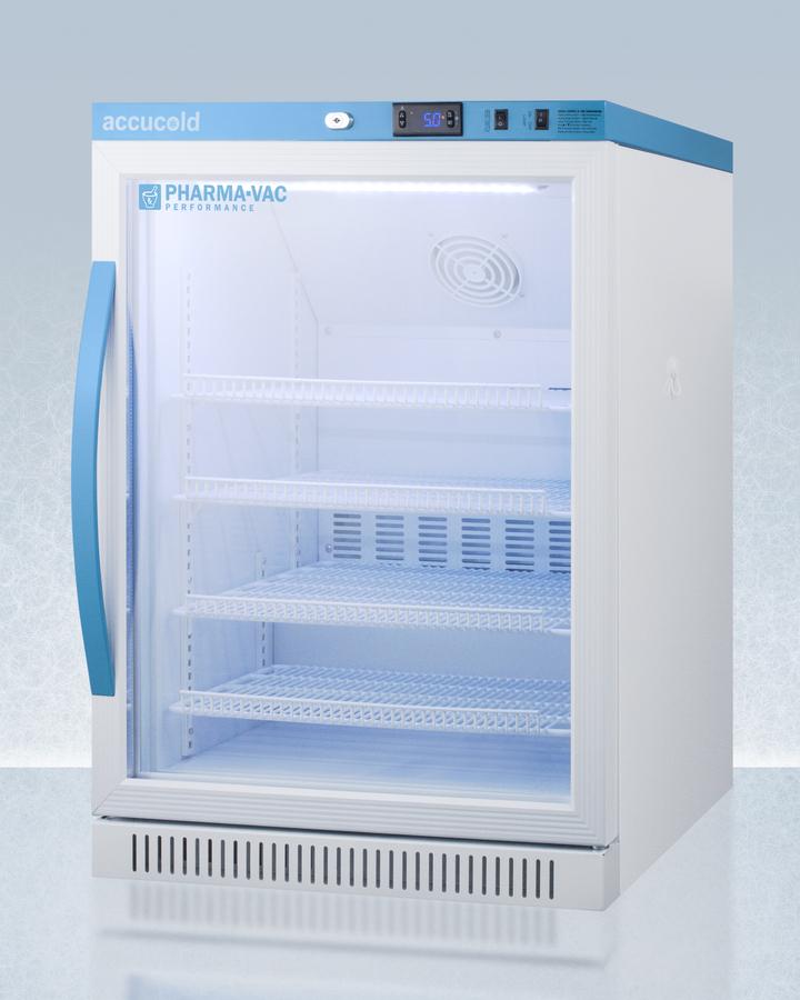 Summit ARG6PV456 6 CU.FT. ADA Height Vaccine Refrigerator, Certified To Nsf/ansi 456 Vaccine Storage Standard