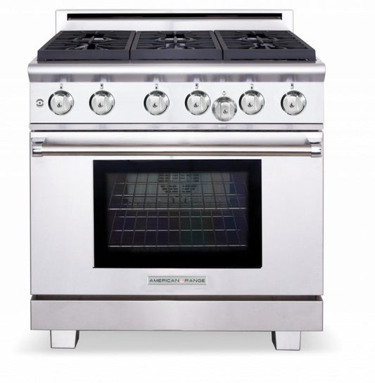 American Range GASOPENBURNERPERFORMER36 Americana 36 Inch Performer Range