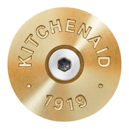 Whirlpool W11368841NE KitchenAid Commercial-Style Range Handle Medallion Kit - Gold (Includes Two Medallions, Screws, and One 1/8-IN Hex Wrench)