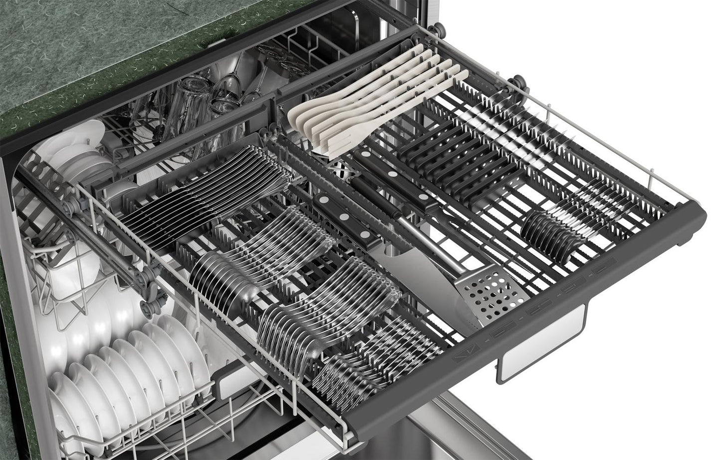 SDW6726MS Sharp 24 in. Stainless Steel 47dB Dishwasher
