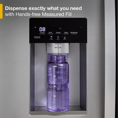 Whirlpool WRFC7036RZ 36-inch Wide True Counter Depth 3-Door French Door Refrigerator - 23.4 cu. ft.