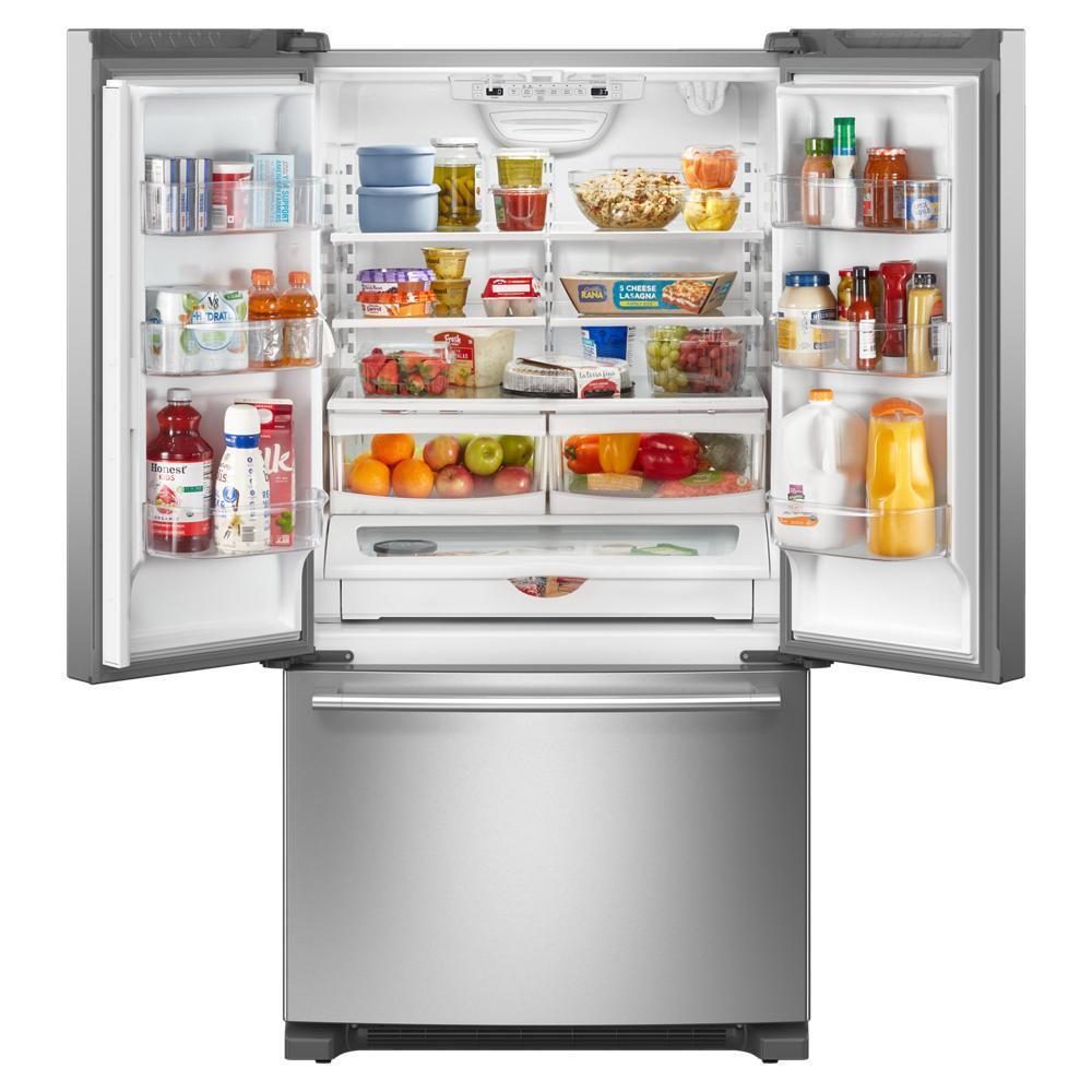 MRFF4236RZ Maytag® 36 Inch Wide French Door Bottom Mount Refrigerator with Max Cool Setting - 25 Cu. Ft.
