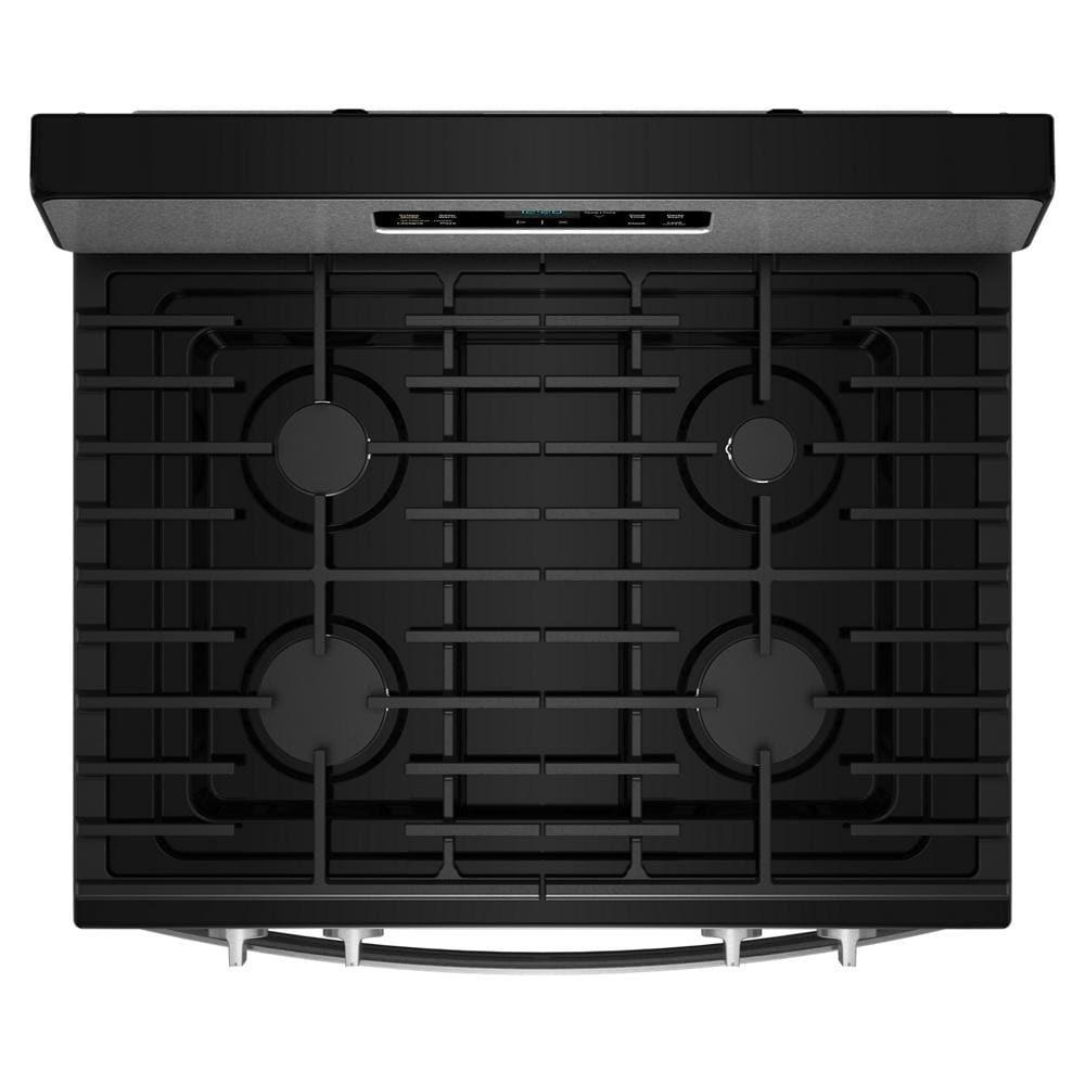 Whirlpool WFGS3030RS 30-inch Gas Range with Crispy Mode and Dishwasher Safe Grates