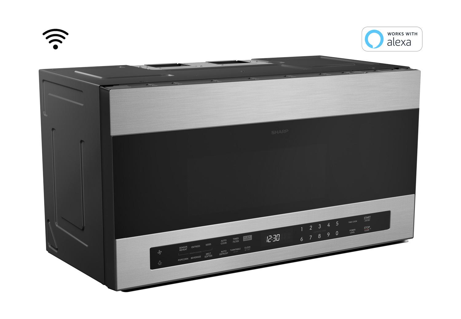 Sharp 1.9 cu. ft. Smart Over-the-Range-Microwave Oven