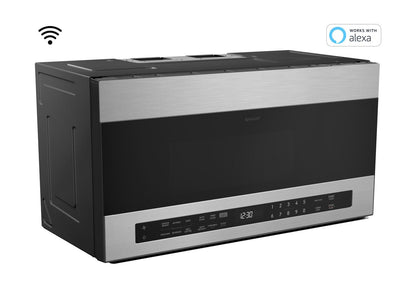 Sharp SMO1969JS 1.9 cu. ft. Smart Over-the-Range-Microwave Oven