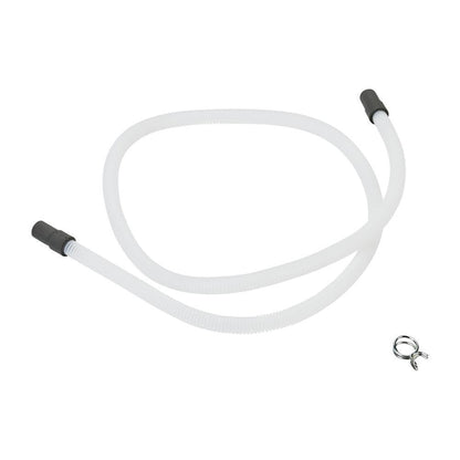 Whirlpool W11441078 4' Transparent Washer Drain Hose with 1 clamp that fits WCD3090JW, WCD5090JW, YWCD3090JW