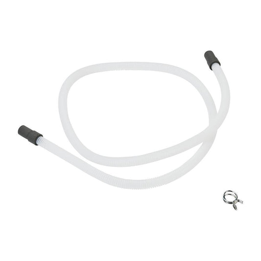 Whirlpool W11441078 4' Transparent Washer Drain Hose with 1 clamp that fits WCD3090JW, WCD5090JW, YWCD3090JW