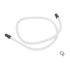 Whirlpool W11441078 4' Transparent Washer Drain Hose with 1 clamp that fits WCD3090JW, WCD5090JW, YWCD3090JW