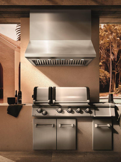 Elica ECP136SS CAPRI Outdoors Range Hood 36" wide - 1200CFM