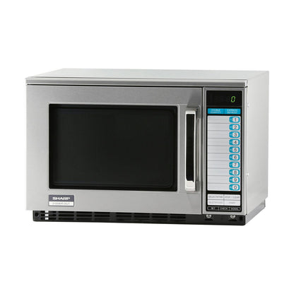 R25JTF Sharp Heavy-Duty Commercial Microwave Oven with 2100 Watts