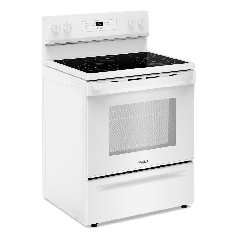 Whirlpool WFES3330RW 30-inch Electric Range with Steam Clean