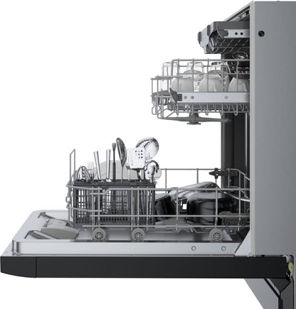 Bosch 300 Series Dishwasher 17 3/4" Black SPE53B56UC