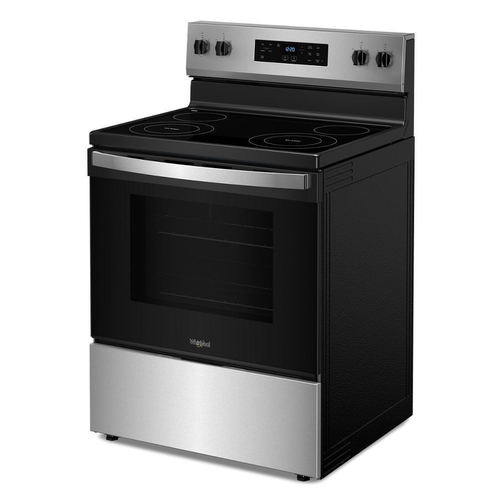 Whirlpool WFES3530RS 30-inch Electric Range with Self Clean