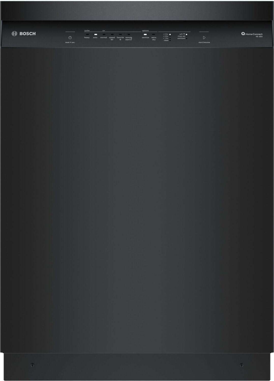 Bosch SHE41CM6N 100 Series, built-under dishwasher, 24'', Black