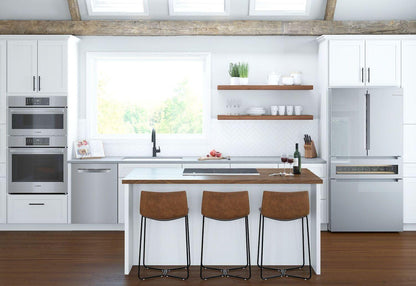 Bosch B36CL81ENG 800 Series, French Door Bottom Mount Refrigerator, Glass door, 36'', Stainless steel