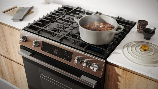 Bosch HGF1050MUC 100 Series, Freestanding gas cooker, Stainless steel