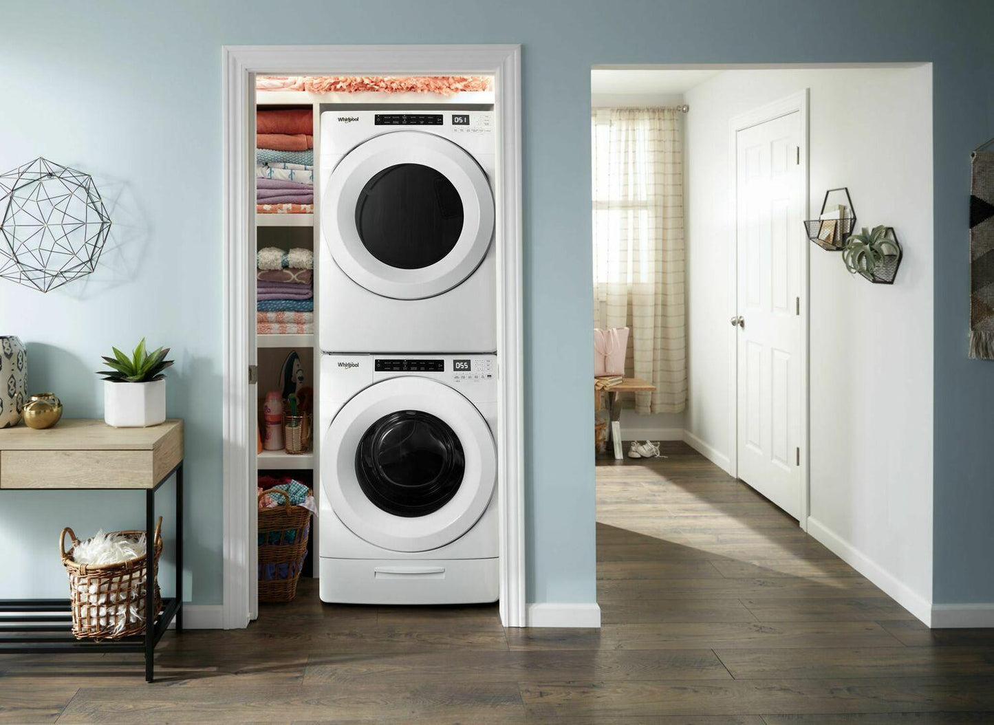 Whirlpool WFW5620HW 4.5 cu. ft. Closet-Depth Front Load Washer with Load & Go™ Dispenser - White