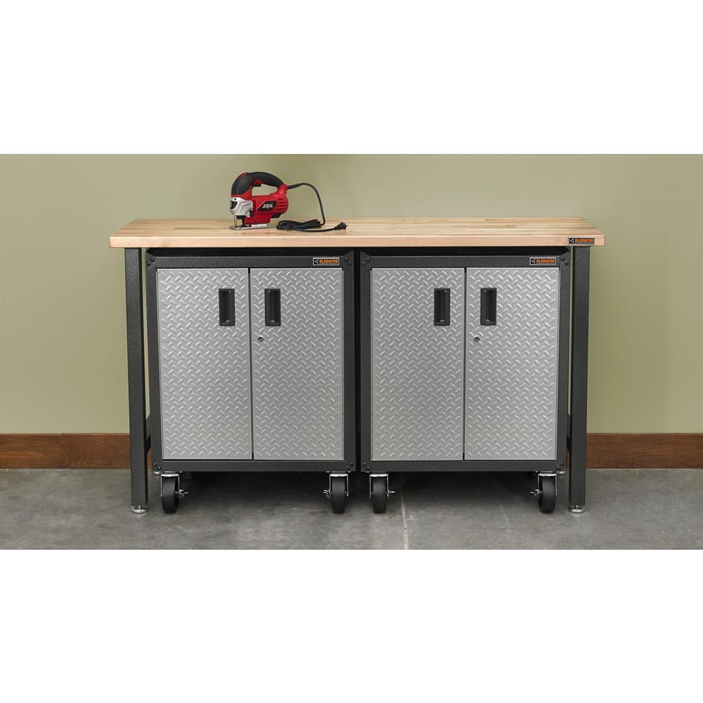 Gladiator GACK04KDSX Ready-to-Assemble Modular GearBox Caster Kit