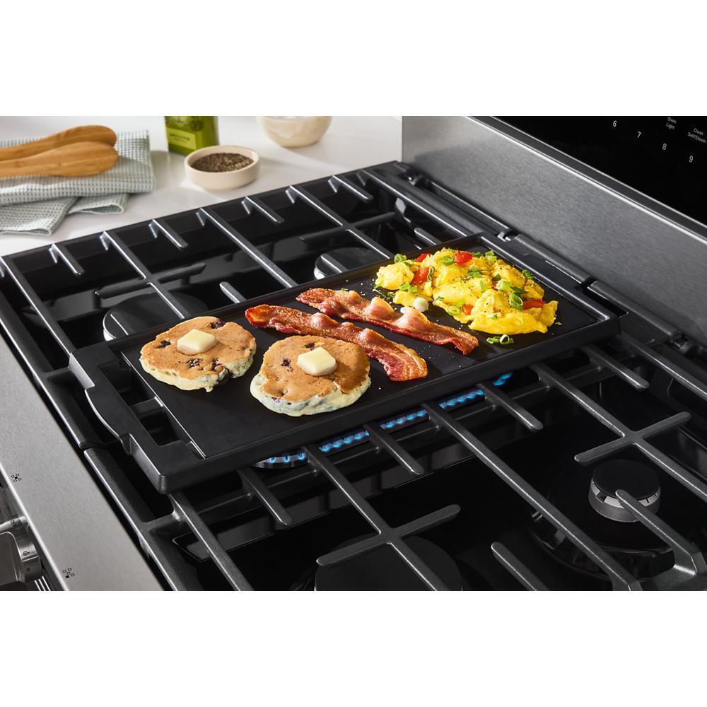 Whirlpool WFES7530RZ 30-inch Electric Smart Range with Air Cooking Technology, No Preheat Air Fry, High Speed Preheat Oven, WipeClean™ Coating, and Steam/Self Clean