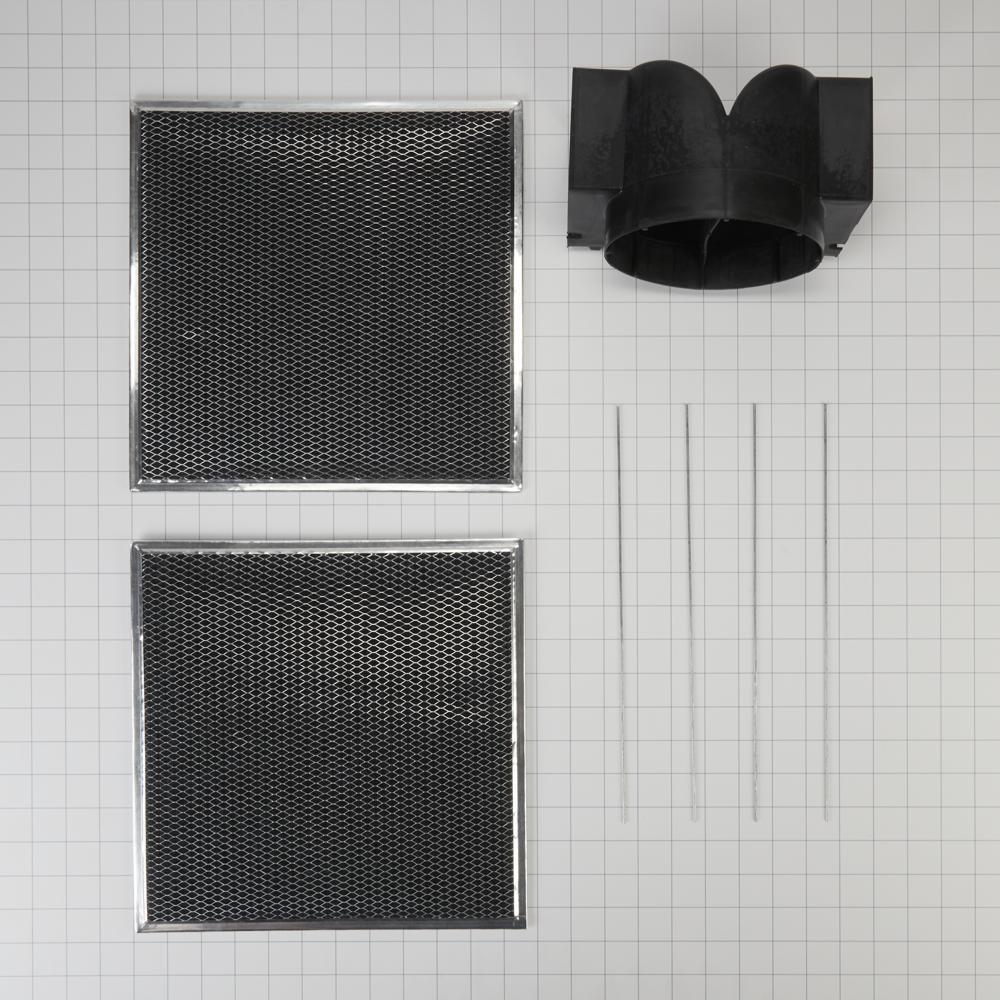 Kitchenaid W11548459 Range Hood Wall Canopy Recirculation Kit for Models WVW73UC0LS and WVW53UC0LS
