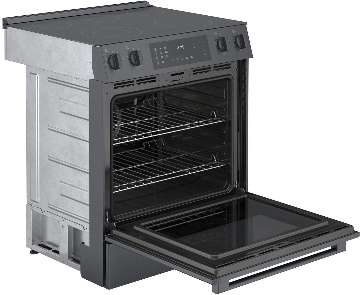 Bosch HEI8046U 800 Series Electric Slide-in Range 30" Black Stainless Steel