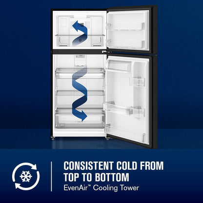 Maytag MRTX5119SB 30-Inch Wide Top-Freezer Refrigerator with Garage Mode-19 Cu. Ft.