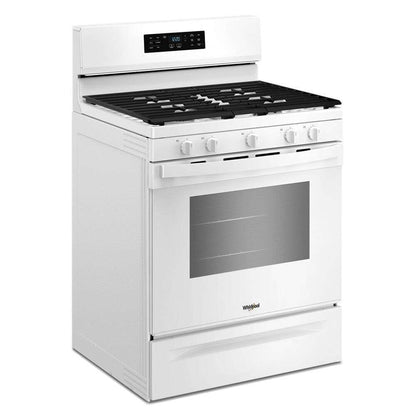 Whirlpool WFGS4530SW 30-inch Gas Range with Air Cooking Technology and Steam Clean