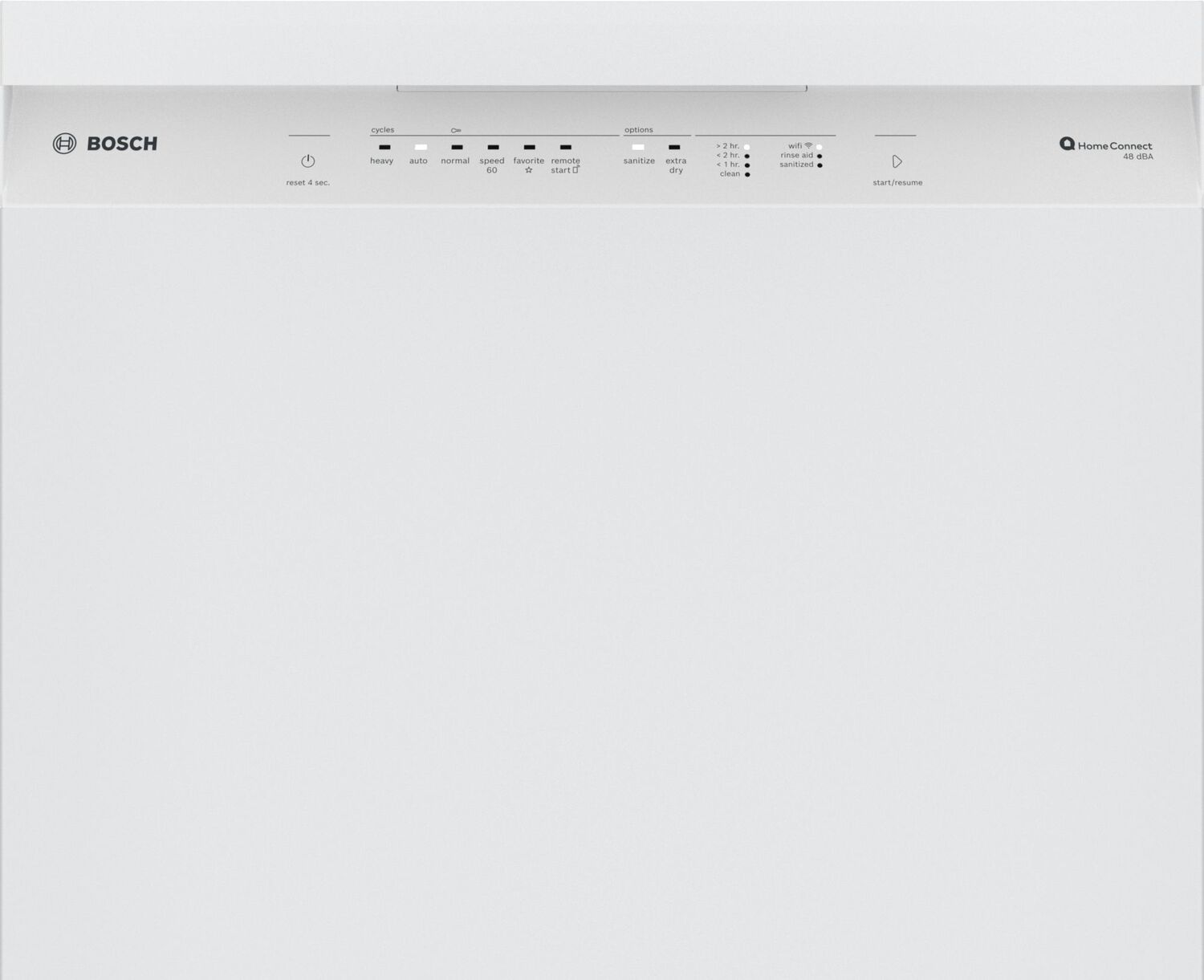 Bosch SHE41CM2N 300 Series Dishwasher 24" White