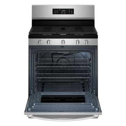 Whirlpool WFGS4530SZ 30-inch Gas Range with Air Cooking Technology and Steam Clean