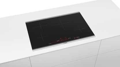 Bosch NIT8060SUC 800 Series Induction Cooktop 30" Black, surface mount with frame