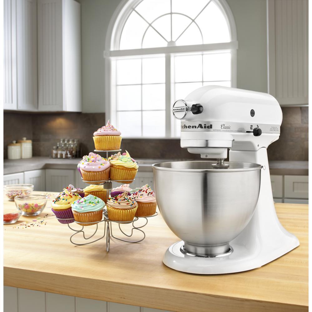 Kitchenaid K45SSWH Classic™ Series 4.5 Quart Tilt-Head Stand Mixer