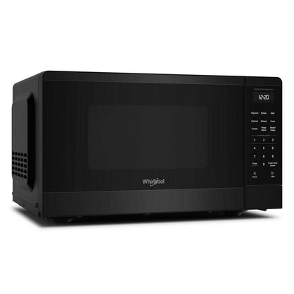 Whirlpool WMCS3119TB 0.9 Cu. Ft. Black Countertop Microwave with 5 Auto Cooking Modes - 900 watt
