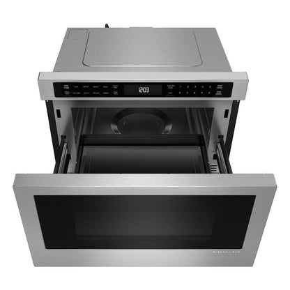 Kitchenaid KMBD524TPS 24" Under-Counter Microwave Oven Drawer with Steam Cooking