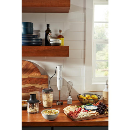 Kitchenaid KHBV83WH Variable Speed Corded Hand Blender with Accessories