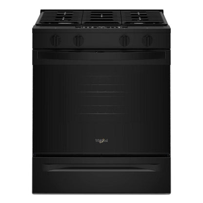 Whirlpool WSGS4530TB 30-inch Gas Smart Range with Air Cooking Technology and Steam Clean