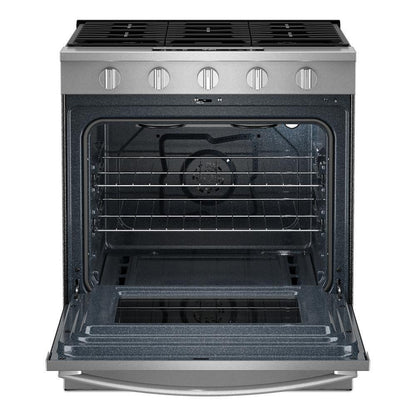 Whirlpool WSGS5030SZ 30-inch Gas Smart Range with Air Cooking Technology