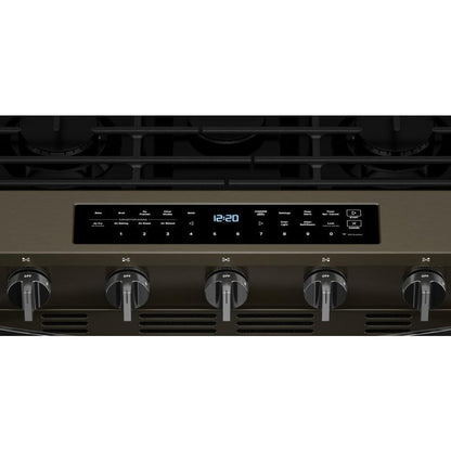 Whirlpool WSGS7530RV 30-inch Smart Slide In Gas Range with Air Cooking Technology, No Preheat Air Fry, Steam/Self Clean and High Speed Preheat