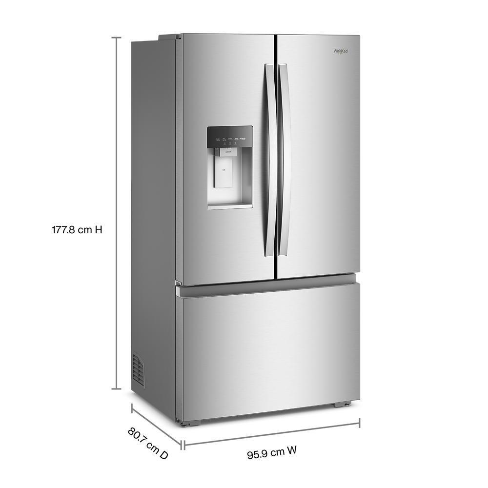 Whirlpool WRFC7036RZ 36-inch Wide True Counter Depth 3-Door French Door Refrigerator - 23.4 cu. ft.