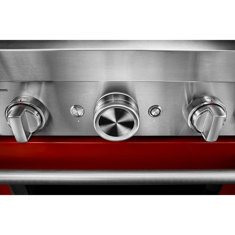KFDC500JSC KitchenAid® 30'' Smart Commercial-Style Dual Fuel Range with 4 Burners