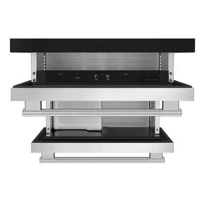 Kitchenaid KUCT524SSB 24" Stainless Steel Undercounter Double-Drawer Refrigerator/Freezer