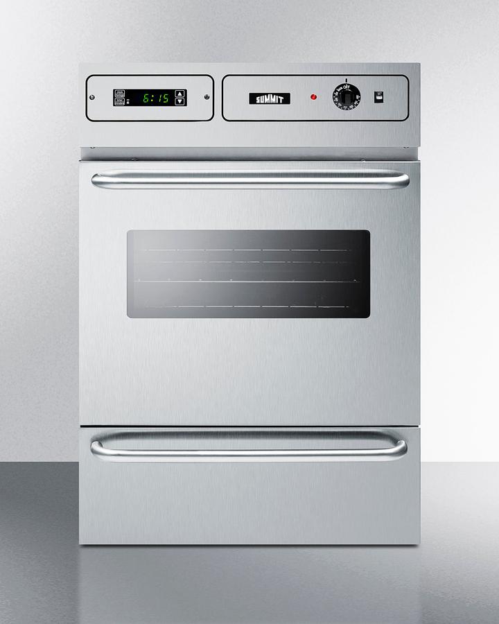 Summit TEM755BKW 24" Wide Electric Wall Oven, 115v