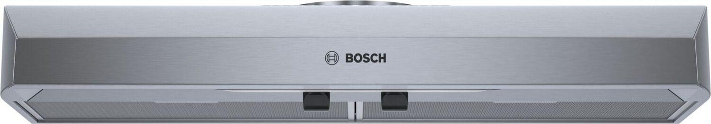 Bosch DUH36152UC 300 Series, 36" Under-cabinet Hood, 280 CFM, Incandescent lights, Stnls