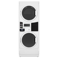 Maytag MLE22PRAZW Commercial Electric Stack Washer/Dryer, Card Reader Ready or Non-Vend