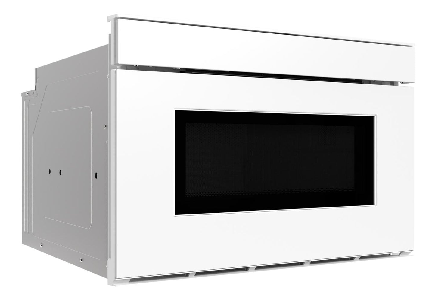 SMD2479MW Sharp 24 in. 1.2 cu. ft. Deco Series Built-In Smart Microwave Drawer™ Oven with Easy Wave Open in White