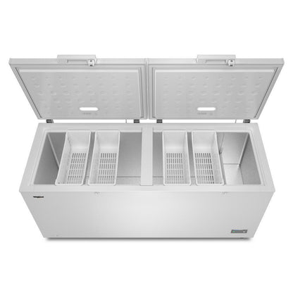 WZCC5522TW Whirlpool® 22 cu. ft. Convertible Freezer-to-Fridge Chest Freezer with 4 Storage Baskets