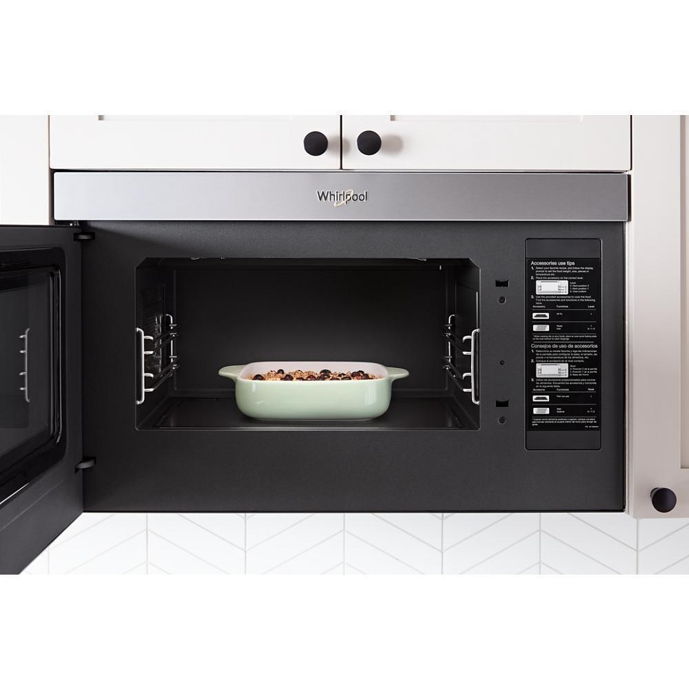 Whirlpool WMMF7330RB Air Fry Over- the-Range Oven with Flush Built-in Design