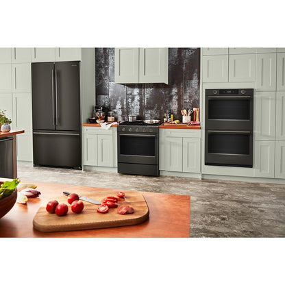 Kitchenaid KOED930SBE 30-inch Smart Electric Double Wall Oven with Intelligent Cooking Camera - Black Ore