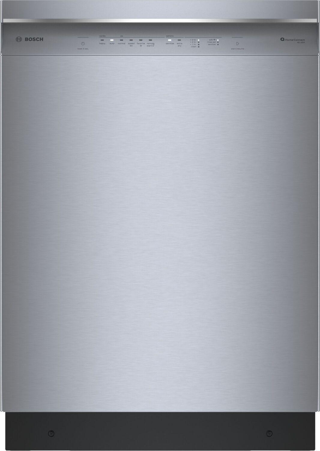 Bosch SHE53C85N 300 Series, built-under dishwasher, 24'', Brushed steel anti-fingerprint