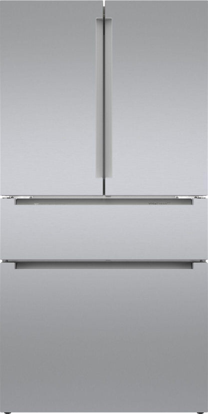 Bosch B36CL80ENS 800 Series, French Door Bottom freezer, multi door, 36'', Brushed steel (with anti-fingerprint)