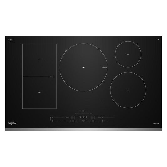 Whirlpool WCIT7536SS 36" Intelligent Induction Cooktop with Temp Cook™ Technology and WipeClean™ Coating